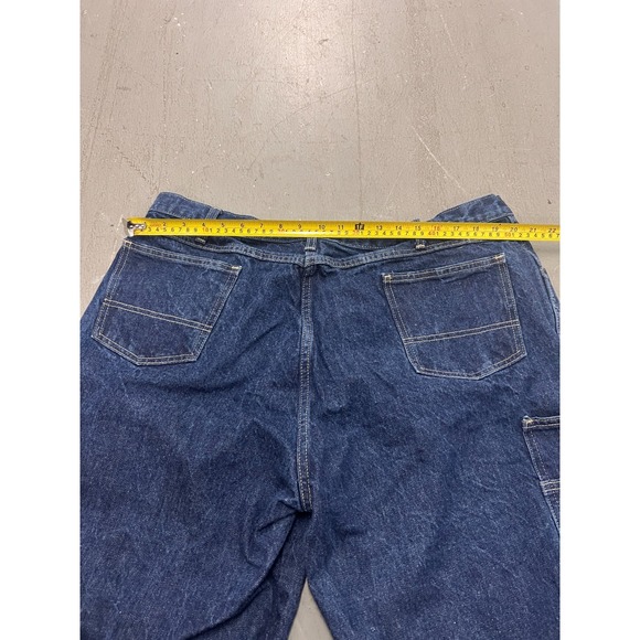 Genuine Dickies Washed Denim Shorts Mens Blue 9" Inseam Loose Fit Classic - 42 - Picture 6 of 8